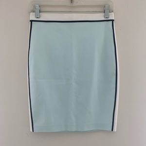 Club Monaco Mint Green White Pencil Skirt 2